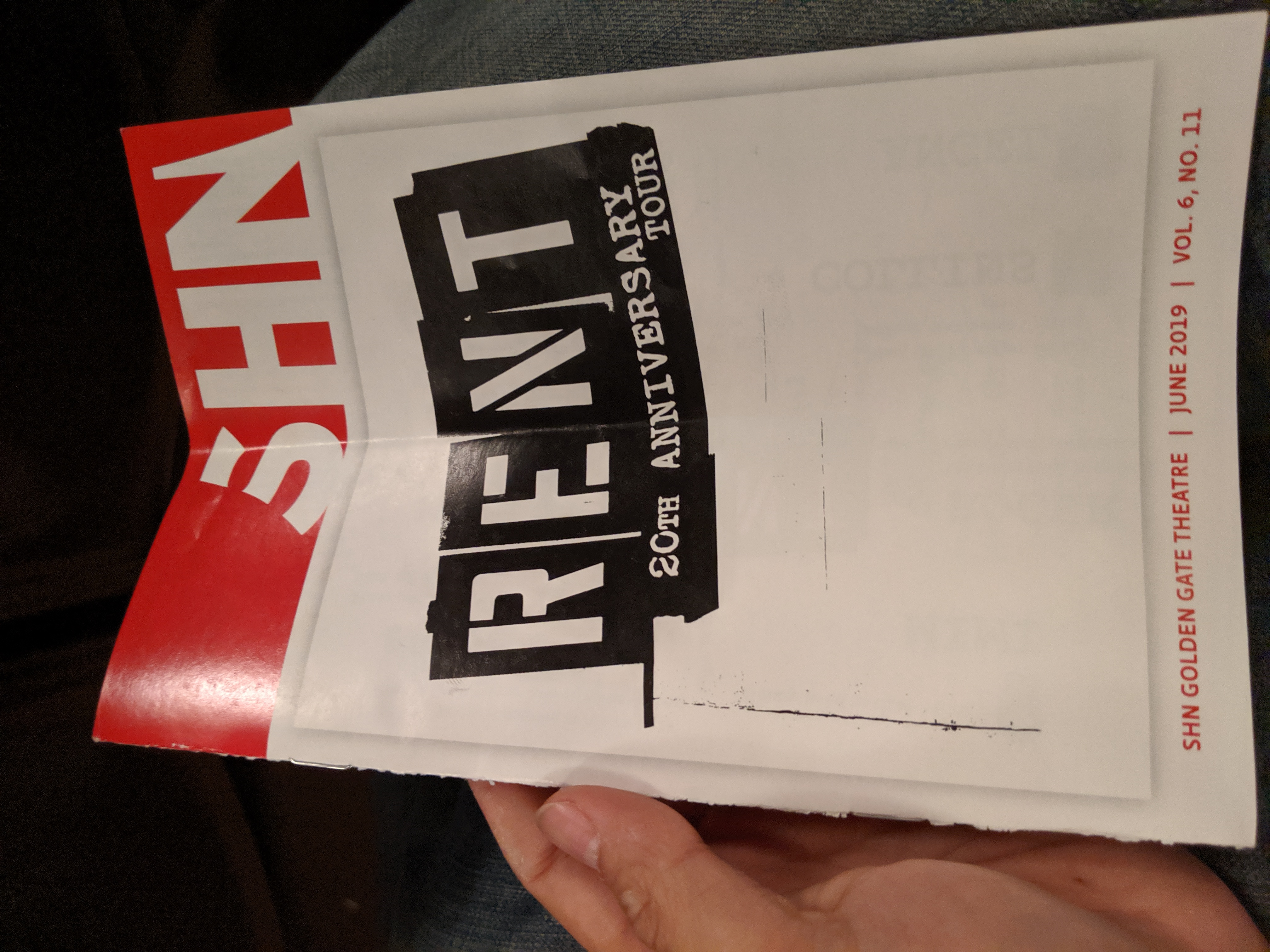 Rent Playbill